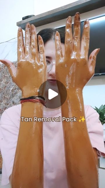 Priya Rathi on Instagram: "DIY Tan Removal pack for summer.... For more checkout my YouTube channel https://youtube.com/@priyarathi12?si=D6b0t2DqZslx3ToT   #homeremedies #tanning #facepack #bodypack #skincare #diy #skincaretips #healthyskin #summerskincare #tan #facepack #facemask" How To Get Rid Of Tan Skin Remedies, Homemade Face Mask For Tan Removal, How To Reduce Tan On Face, Tan Pack For Face, Remove Sun Tan From Face, De Tan Home Remedy For Hands, De Tan Face Mask At Home, How To Remove Tan From Hands, Diy Body Scrub For Tan Removal