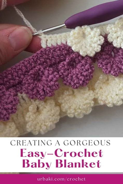 Prepare to embark on a delightful journey of creating a beautiful and cozy crochet baby blanket. This project is perfect for both experienced crafters and beginners looking to showcase their creative flair. In this introductory guide, we will take you through the process of crafting a stunning baby blanket that is not only visually appealing but also simple to crochet. Crocheting a baby blanket is a heartfelt and practical way to express your love and care for the little ones in... Crochet Blanket Stitch Pattern, Crochet Flower Blanket, Crochet Baby Blanket Free, Baby Blanket Free Pattern, Baby Blanket Patterns, Crochet Baby Blanket Free Pattern, Easy Crochet Baby Blanket, Crochet Stitches Free