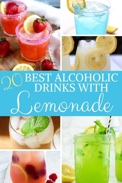 Kentucky lemonade,raspberry lemonade try these spiked lemonade drinks. Alcoholic Drinks With Lemonade, Drinks With Lemonade, Lemonade With Alcohol, Electric Lemonade Recipe, Alcoholic Lemonade Drinks, Alcoholic Lemonade, Best Alcoholic Drinks, Lemonade Cocktail Recipe, Sweet Tea Vodka