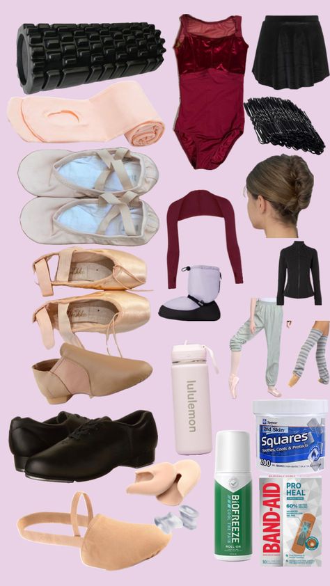 All a dancer needs Cute Dance Outfits For Practice, Ballet Practice Outfit, Dancer Off Duty, Dance Terminology, Dancer Core, Dance Lifestyle, Dance Outfit Ideas, Ballet Fits, Dance Class Outfit