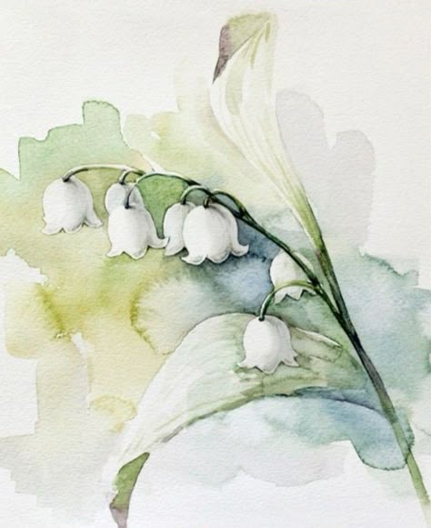 Birthday Flowers By Month, Flowers By Month, Snowman Tattoo, Valley Watercolor, Jay Lee, Beginner Watercolor, Wishy Washy, Aesthetic Artsy, Floral Watercolor Paintings