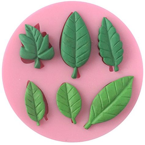 Leaf Clay Art, Insects Crafts, Clay Clips, Fondant Leaves, Leaf Clay, Clay Leaves, Clay Leaf, Candy Making Supplies, Clay Modelling