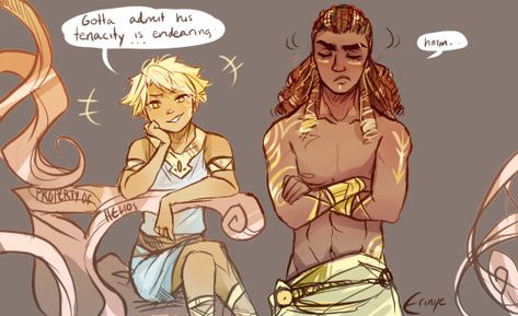 Dumb dump — help, i’ve fallen for this trio…. Apollo would... Cartoon Books, Trials Of Apollo, Greek Mythology Art, Ancient Mythology, Lgbt Art, Mythology Art, Greek Myths, Heroes Of Olympus, Percy Jackson And The Olympians