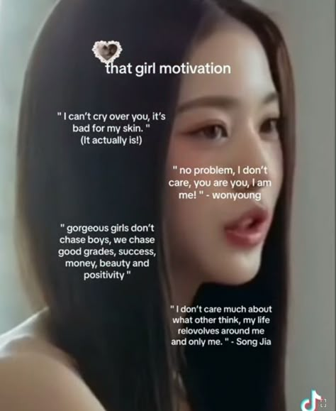 Wonyoungism Study Motivation, How To Be Nice, Wonyoungism Routine, Wonyoung Tips, Wonyoungism Quotes, Confident Boost, Luck Quotes, Self Confidence Tips, Good Luck Quotes