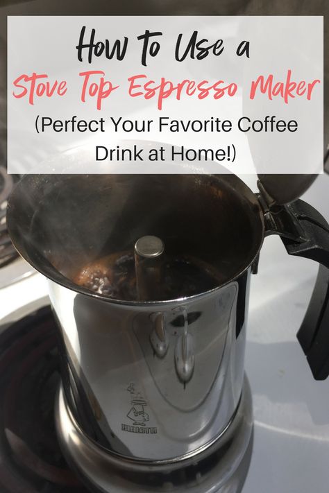 How to use a stove top espresso maker to perfect your favorite coffee drink, right at home! Espresso Maker Recipes, Expresso Recipes, Stove Top Espresso Maker, At Home Espresso, Espresso Pot, Iced White Chocolate Mocha, Stovetop Espresso Maker, Stovetop Espresso, Espresso Machine Reviews