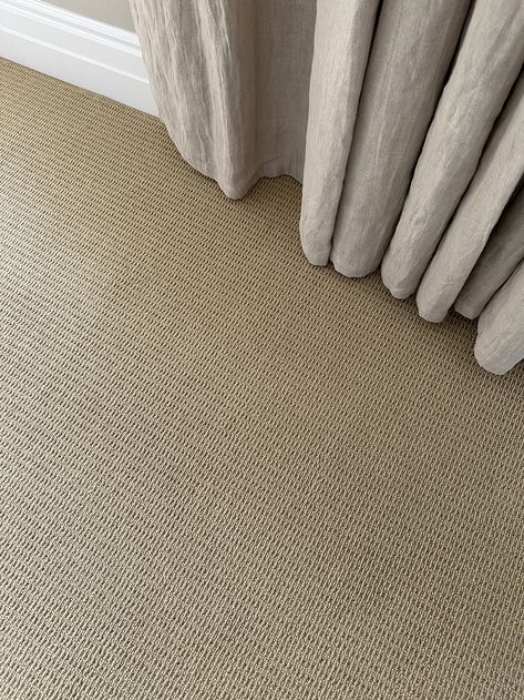 Replacing Our Upstairs Carpet Wall To Wall Sisal Carpet, Sisal Look Carpet, Sisal Carpet Living Room, Best Carpet For Pets, Home Office Carpet Ideas, Sisal Carpet Bedroom, Berber Carpet Living Room, Upstairs Carpet Ideas, Carpet With Rug On Top