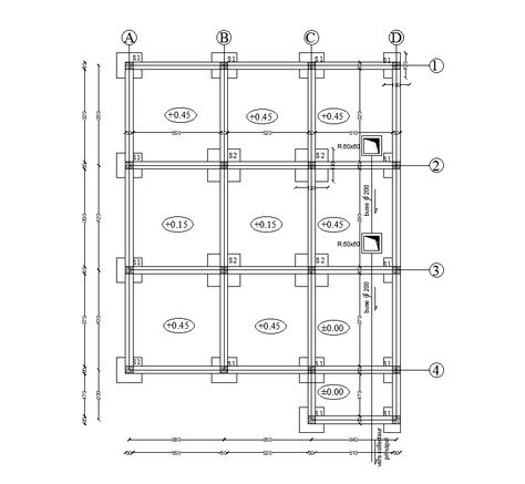 Beam And Column Structure, Architectural Working Drawings, Working Drawings Architecture Details, Column Detail Drawing, Steel Column Detail, Steel Structure Detail, Steel Beam House, Column Drawing, 2d Autocad Drawing