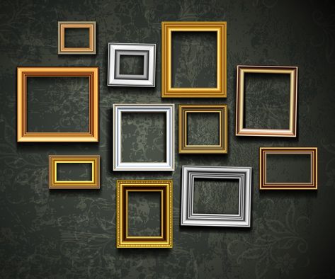 21 Thrift Store Gems You Can Cash In On Picture Frame Gallery, Antique Picture Frames, Empty Frames, Amedeo Modigliani, Antique Pictures, Frame Vector, Diy Upcycling, Old Frames, Artwork Display