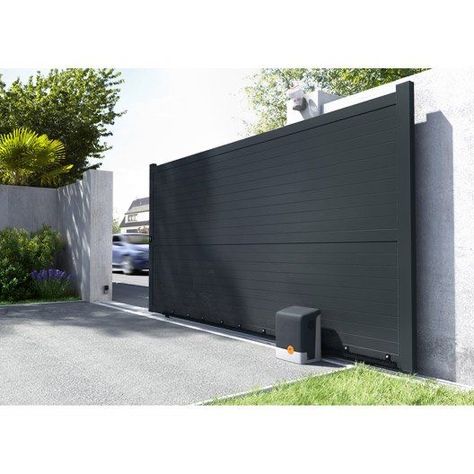 Modern Gates Driveway, Home Gate Design, Gate Designs Modern, House Main Gates Design, Modern Gate, House Fence Design, Aluminium Gates, Modern Fence Design, Gates Design