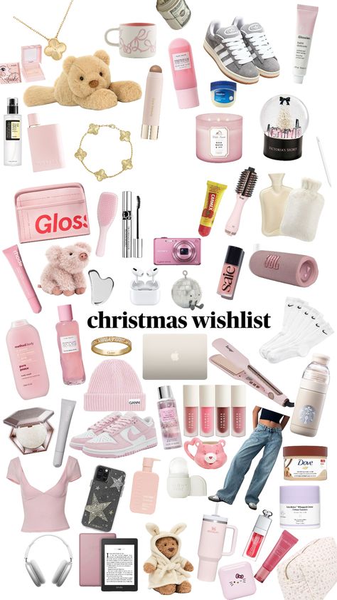 christmas wishlist 2024🎄⛄️ | .kotasinpo on tiktok, | #likeforlikes #likeforlike #followforfollow #viral #pink #christmas #teamwork #teamworktrend Christmas Wishlist Ideas Collage, Christmas Gift Collage, Christmas List Y2k, What To Put In Christmas Stocking, Xmas Wishlist Ideas 2024, Christmas Wishlist Slideshow Ideas, Christmas Wishlist Collage, Christmas Wish List 2024, Christmas List 2024 Ideas