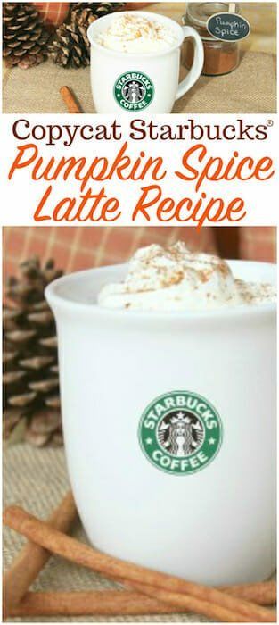 Copycat Starbucks Pumpkin Spice Latte, Resep Starbuck, Minuman Starbucks, Pumpkin Spice Latte Recipe, October Food, Coffee Syrups, Pumpkin Spices, Fall Deserts, Starbucks Cake