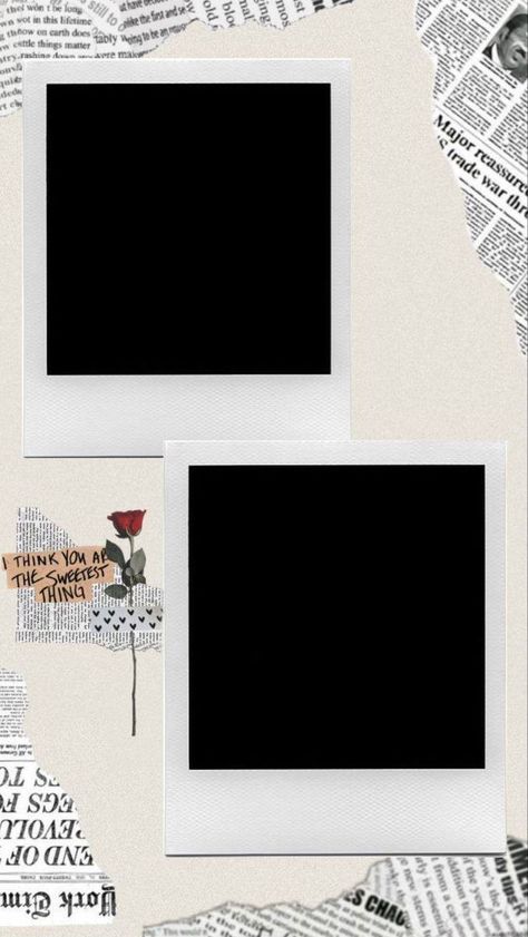 Instagram Story Ideas 6 Photos, Love Frame Template, Cute Polaroid Template, Ig Story Ideas Template, Polaroid Frames, Polaroid Picture Frame, Collage Photo Frame Design, Ideas De Collage, Polaroid Template