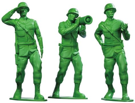 Epic Army Men Toy Story Soldiers, Punk Female Character Design, Army Men Toys, Green Army Men, Small Chest Tattoos, Vintage Shirt Design, Plastic Soldier, Army Man, Doctor For Kids