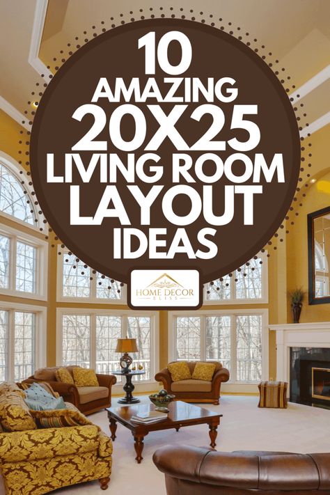 10 Amazing 20x25 Living Room Layout Ideas - Home Decor Bliss Large Rectangle Living Room Layout, 19x19 Living Room Layout, Large Room Furniture Layout, Large Family Room Addition, 20x30 Living Room Layout, Large Tv Room Furniture Layout, How To Decorate A Great Room, Vaulted Ceiling Living Room Furniture Placement, 20 X 20 Living Room Layout