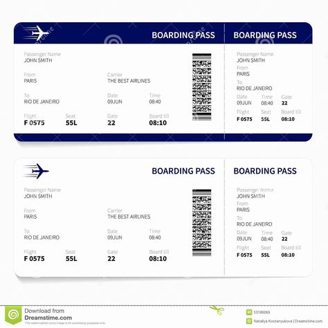 Plane Ticket Template Pdf Beautiful Airline Ticket Template Free Sample Customer Service – Hamiltonplastering Template Tiket, Ticket Template Free Printables, Ticket Sample, Plane Ticket Template, Boarding Pass Invitation Template, Fake Plane Ticket, Ticket Template Printable, Plane Vector, Ticket Template Free