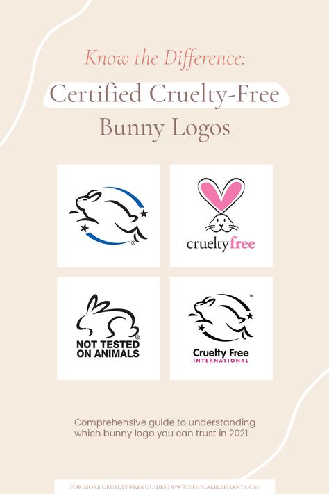 In this post, we explain and compare the differences between the many cruelty-free logos commonly found on cosmetics, personal care, and household cleaning products in 2021. Cruelty Free Skin Care Routine, Hypoallergenic Mascara, Stop Animal Testing, Non Toxic Beauty, Wildlife Facts, Cruelty Free Makeup Brands, Logos Meaning, Vegan Lipstick, Cruelty Free Skincare