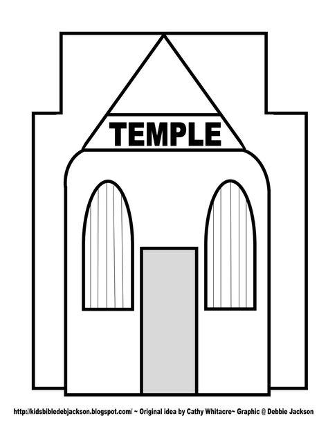 Temple puzzle.pdf Build A Temple Craft, Jesus Visits The Temple Craft Kids, Jesus In The Temple Craft, Kingdom Crafts, Temple Craft, Rebuilding The Temple, Jesus In The Temple, Temple Drawing, Jewish Temple