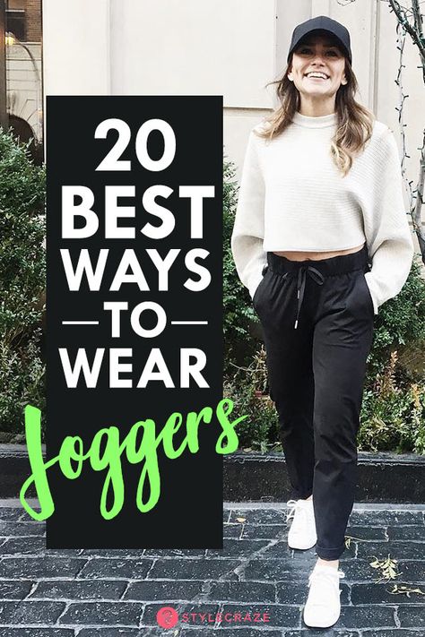 Lululemon Joggers Outfit Winter, High Rise Joggers Outfit, Shirt And Joggers Outfit Women, Ways To Style Joggers Women, T Shirt And Joggers Outfit Women, Joggers With Cardigan Outfit, Sweat Joggers Outfits, Jogger Outfits Dressy, How To Style A Jogger Pants