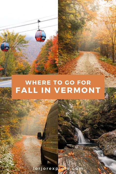 Vermont in the fall is a dream come true, with its vibrant foliage, charming small towns, and scenic drives. Discover the top places to visit this season, from the classic beauty of Stowe to the hidden gems in the Northeast Kingdom. Our guide covers where to go, what to see, and the best spots for leaf-peeping, covered bridges, and local flavors. Ready to plan your ultimate autumn adventure? Head to our blog post and explore Vermont’s fall magic! Places To Go In Vermont, Places To Visit In Vermont, Vermont In Fall, Vermont Foliage, Fall Travel Destinations, Vermont In The Fall, Fall In Vermont, Visit Vermont, Vermont Travel