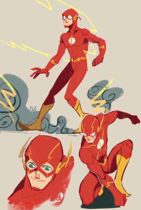 Dc Flash, Flash Family, Konosuba Wallpaper, Flash Dc Comics, Flash Comics, Art Flash, Wally West, Kid Flash, Arte Dc Comics