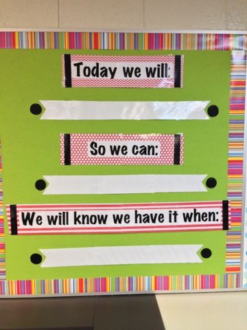 Identify long term class goals: This is a daily goal so students know objectives and why we are learning what we are learning. Coaching Resources, Visible Learning, Learning Targets, Classroom Organisation, Learning Goals, Success Criteria, E Mc2, Classroom Setup, Beginning Of School