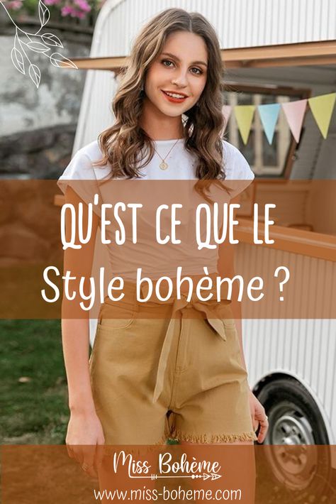 Toujours aussi tendance, le style bohème possède toujours son côté féminin, romantique et décontracté. Pour rester naturelle et sensuelle, nous avons pour vous les meilleurs conseils pour adopter un look totalement bohème afin de mettre en valeur votre personnalité unique. #missboheme #styleboheme #lookboho #feminin #romantique #cultureboheme #tendanceboheme #chic #vintage #hippie Mode Hippie Boheme, Bohaime Style, Boheme Chic Outfit, Outfit Boheme, Vetement Hippie Chic, Boheme Style, Outfit Capsule, Causal Chic, Style Hippie Chic