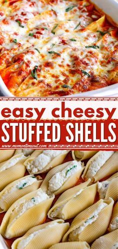 Easy Jumbo Shells Recipe, Recipes With Jumbo Shells, How To Stuff Manicotti Shells, Stuffed Jumbo Pasta Shells Easy Recipes, Recipes With Jumbo Pasta Shells, Thursday Dinner Ideas Families, How To Make Stuffed Shells, Stuffed Pasta Shells Recipe Beef, Seafood Stuffed Pasta Shells Recipe