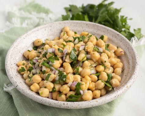 Lemon Parsley Chickpeas, Chick Peas Recipes Healthy, Lemon Chickpea, Sweet Potato Burger, Mediterranean Diet Foods, Potato Burger, Mediterranean Appetizers, Sweet Potato Burgers, Best Sweet Potato