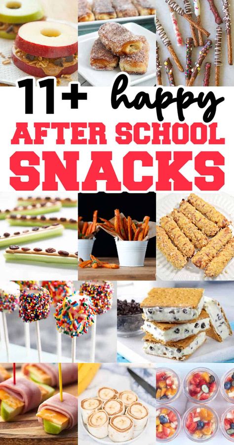 11+ HAPPY After-School Snacks For Kids Homework Snacks, Kids Snacks For School, Easy School Snacks, Kids After School Snacks, Easy After School Snacks, After School Snacks For Kids, School Snacks For Kids, Easy Snacks For Kids, The Best Snacks