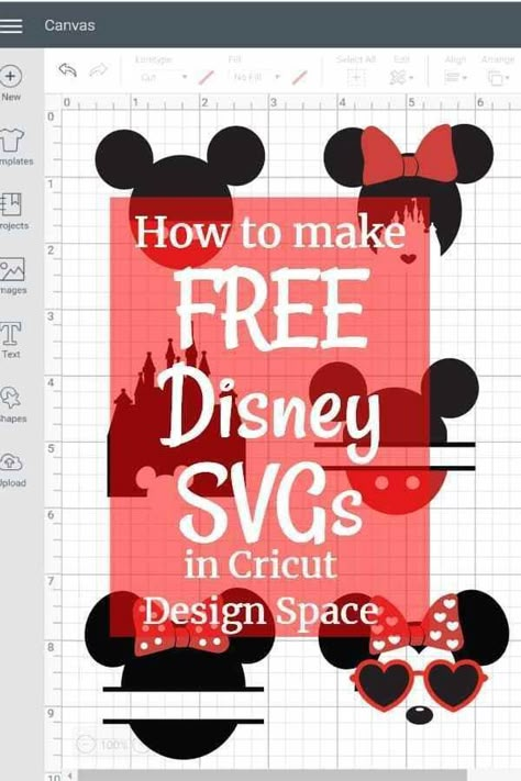 free disney svg files for cricut, free disney shirt svg, free disney ears svg, cricut beginners tutorial Disney Svg Files For Cricut, Disney Shirt Svg, Disney Svgs, Free Disney Svg Files, Disney Cricut, Disney Svg Files, Mickey Mouse Silhouette, Cricut Disney, Cricut Svg Files Free