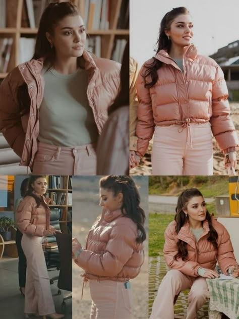 Eda Yildiz Outfits, Eda Outfits, Hande Ercel Style, Female Clothes Outfits, Tv Show Outfits, Female Clothes, Everyday Fashion Outfits, Actors Images, Turkish Fashion