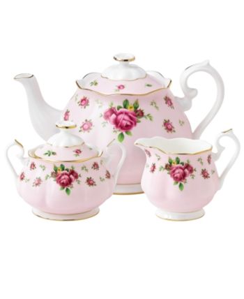 Pink Tea Set, Pink Teapot, Tea Pots And Cups, Royal Albert China, China Teapot, Tea Sets Vintage, Pink Tea, China Tea Sets, Roses Pink