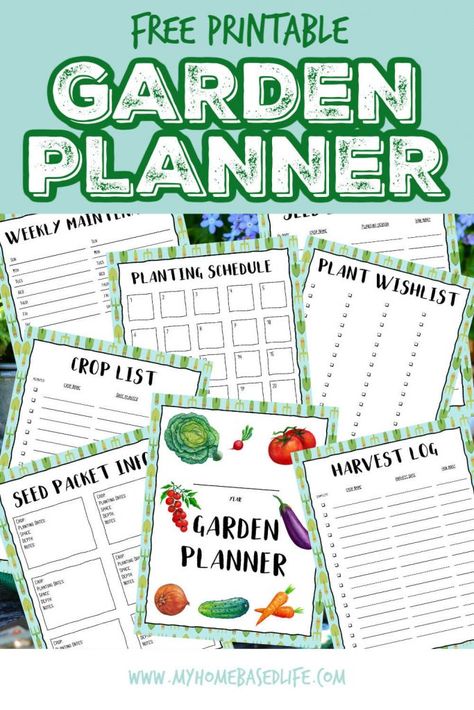 Homestead Binder Free Printable, Gardening Printables Free, Diy Garden Journal, Greenhouse Diy Plans, Garden Planner Journal, Free Homestead Printables, Free Homestead Planner, Garden Printables Free, Free Garden Planner Printable