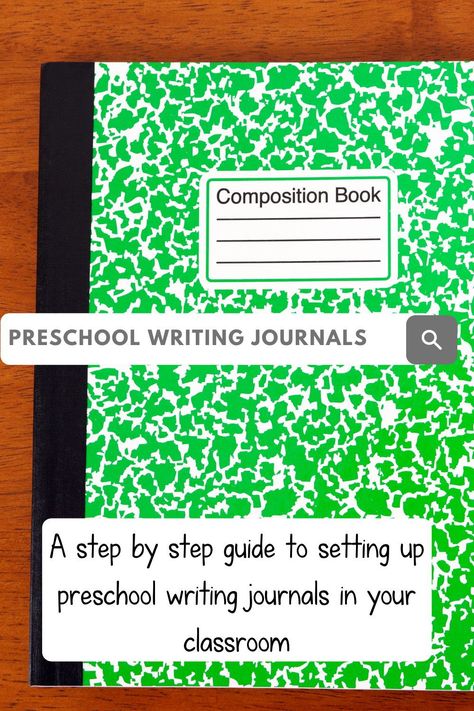 Fine Motor Journals, Kindergarten Writing Journals, Class Book Ideas, Pre-k Writing, Journal Prompts Ideas, Preschool Journals, Beginning Of Kindergarten, Ideas For Writing, Writing Station