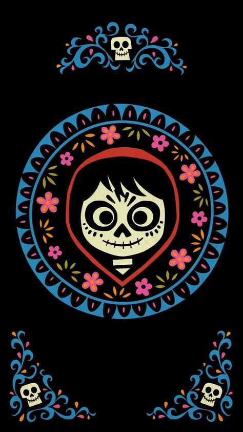 Coco Disney Wallpapers, Dia De Los Muertos Decorations Ideas, Disney Sleeve, Pixar Coco, Images Disney, Disney And Pixar, Disney Phone Wallpaper, Theme Halloween, Chalk Art