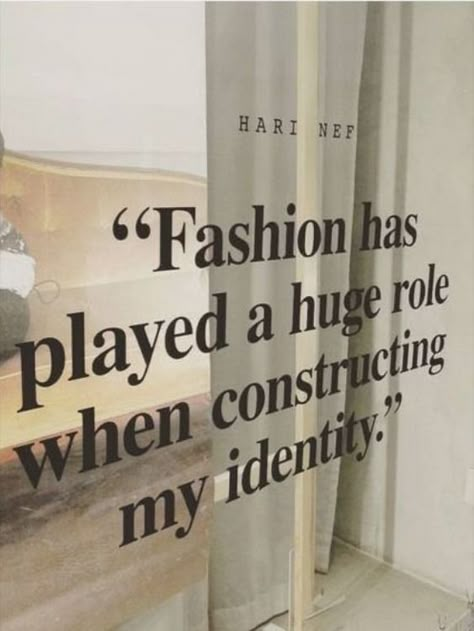 "Fashion has played a huge role when constructing my identity" Hari Nef Fashion Dream Job, Calloway Sisters, This Is Your Life, Career Fashion, My Identity, Fashion School, Fashion Marketing, Student Fashion, Fashion Quotes