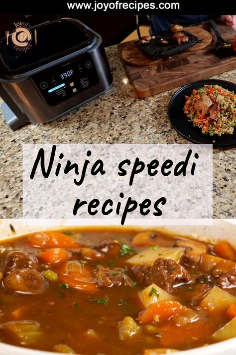 Are you ready to take your cooking game to the next level with the Ninja Speedi recipes? This little kitchen wizard is about to become your new best friend, helping you whip up dishes that are not only mouthwatering but also super quick to make. Let’s dive into the delicious world of Speedi cooking! Crockpot Ravioli, Ninja Cooking System, Ninja Cooking System Recipes, Ninja Recipes, Cooking Game, Air Fryer Dinner Recipes, Beef Stew Recipe, Yummy Chicken Recipes, Air Fryer Recipes Healthy