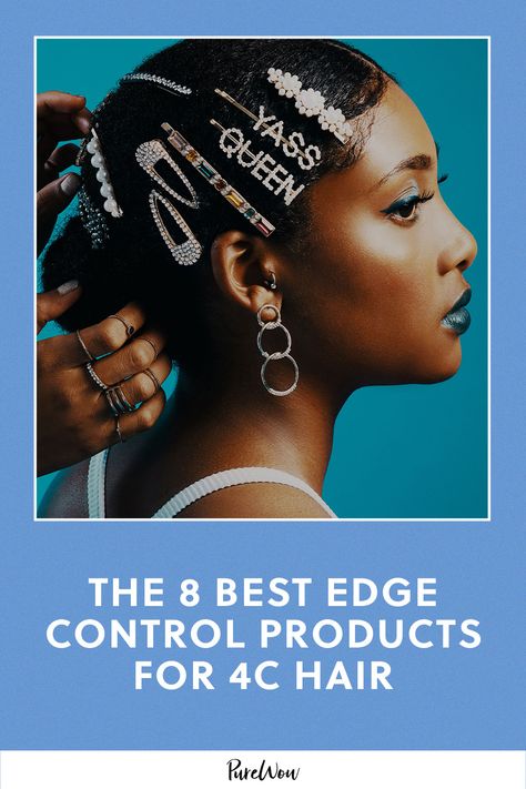 Products For Coily Hair, The Best Edge Control, Products For 4c Hair, Best Edge Control, Curly Hair Hacks, Updos Hair, Hair Overnight, Best Shampoo, Edge Control