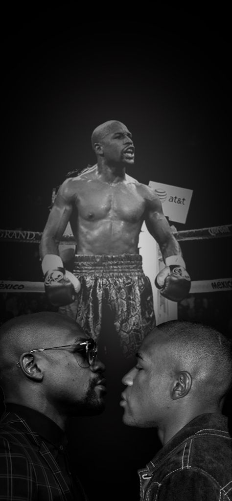 B&W Old and young Floyd mayweather wallpaper Floyd Mayweather Wallpapers Iphone, Mayweather Wallpaper, Floyd Mayweather Wallpapers, Floyd Mayweather Aesthetic, Combat Sports, Floyd Mayweather, Neymar Jr, Modern Wallpaper, Ufc