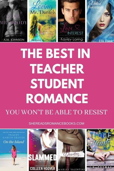 Teacher Student Romance Books You Won’t Be Able to Resist – She Reads Romance Books Teacher Student Romance Books, Teacher Student Romance Aesthetic, Teacher Student Romance, Teacher Student Love, Age Gap Romance Books, Books Recommendation, Age Gap Romance, Best Romance Books, Reading Romance Novels