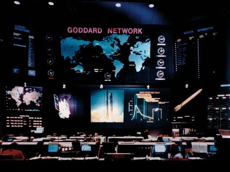 NASA's Goddard Space Center in 1960's Nasa Spaceship, Nasa Goddard, 16mm Film, Flight Centre, Nasa Photos, Nuclear Test, Nevada Desert, Mission Control, University Of Hawaii