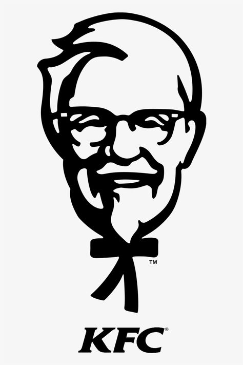 Kfc Drawing, Kfc Logo, Kfc Delivery, Stencil Street Art, Book Illustration Layout, Kentucky Fried Chicken, Chicken Logo, Chicken Illustration, Logo Outline