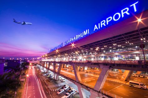 Who is traveling to Thailand now that international airlines have returned 80% of their slots? Thailand Airport, Bangkok Airport, Thailand Guide, Suvarnabhumi Airport, Thai Airways, International Airlines, Bangkok Travel, Air Travel, Bangkok Thailand