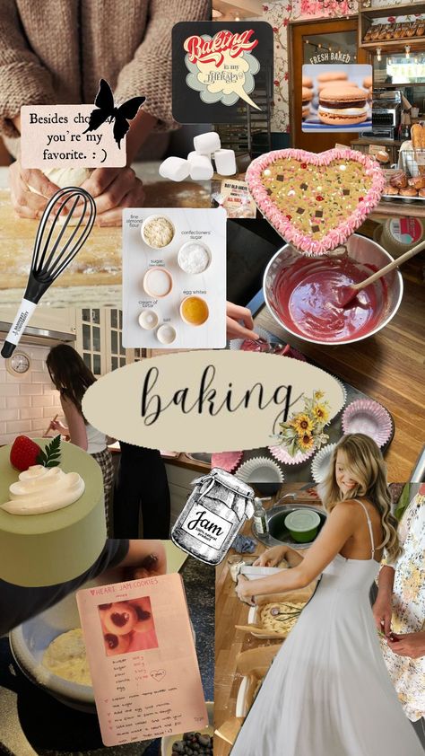 #baking #bakingaesthetic #bakingmoodboard #bakingislife #bakery #baker Baking Woman Aesthetic, Baking Era Aesthetic, Family Baking Aesthetic, Baker Astethic, Owning A Bakery, Baking Asthetic Picture, Bakery Owner Aesthetic, Baking Business Ideas, Chef Aesthetic