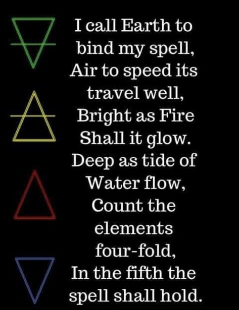 #binding #spellwork #5elements #air #fire #water #earth #spirit Spells That Actually Work, Manifestation Spells, Witchcraft Spells For Beginners, Spells For Beginners, Easy Spells, Spell Work, Wiccan Magic, Spell Casting, Magic Spell Book