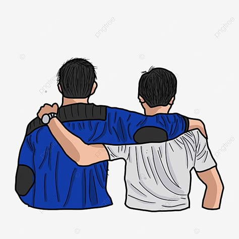 a true friendship between two men who see the future Boy To Boy Friendship, Dost Png Pic, Friends Images Group Of, Friends Png Image, Friend Cartoon Image, Cartoon Two Friends, Two Friends Cartoon, Best Friends Cartoon Images, Two Boys Friendship