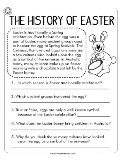 History of Easter - non-religious Easter History, Australian Culture, Easter Worksheets, History Worksheets, Games Activities, Spring Celebration, Australian Curriculum, English Language Teaching, Winter Camping