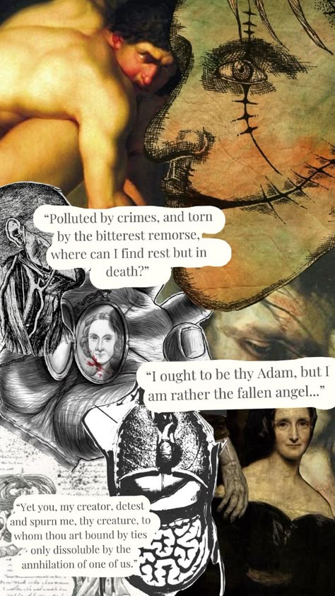 Frankenstein: The Modern Prometheus Frankenstein Aesthetic Wallpaper, Frankenstein Aesthetic, Frankenstein Mary Shelley, Mary Shelly, Frankenstein Book, Lisa Frankenstein, Modern Prometheus, Read Aesthetic, The Modern Prometheus