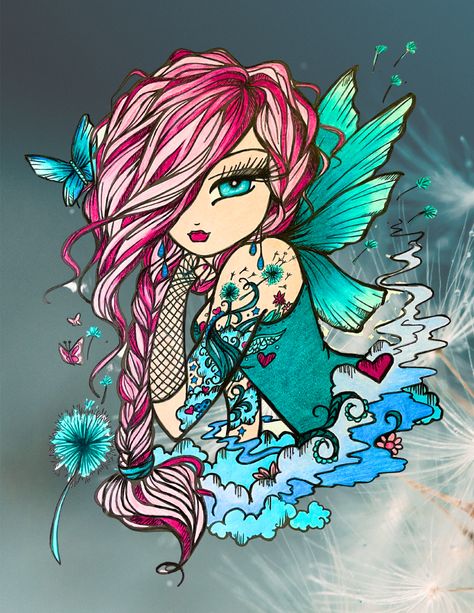 Hannah Lynn Wishflower Tattoo Darlings colored by Jen Bo Face Tattoos For Women, Hannah Lynn, Face Tattoos, Color Pencil Art, Pencil Art, Artsy Fartsy, Woman Face, Color Inspiration, Adult Coloring