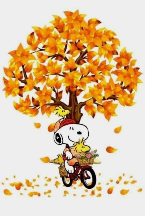 Snoopy Autumn Pictures Wallpapers - Wallpaper Cave Cute Snoopy Fall Wallpaper, Good Morning Fall Images, Good Morning Fall, Good Morning Happy Wednesday, Snoopy Fall, Gif Good Morning, Wednesday Greetings, Good Morning Snoopy, Good Morning Wednesday